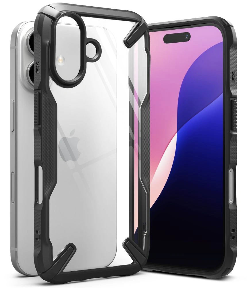 Case Ringke Fusion-X Apple iPhone 16 Black
