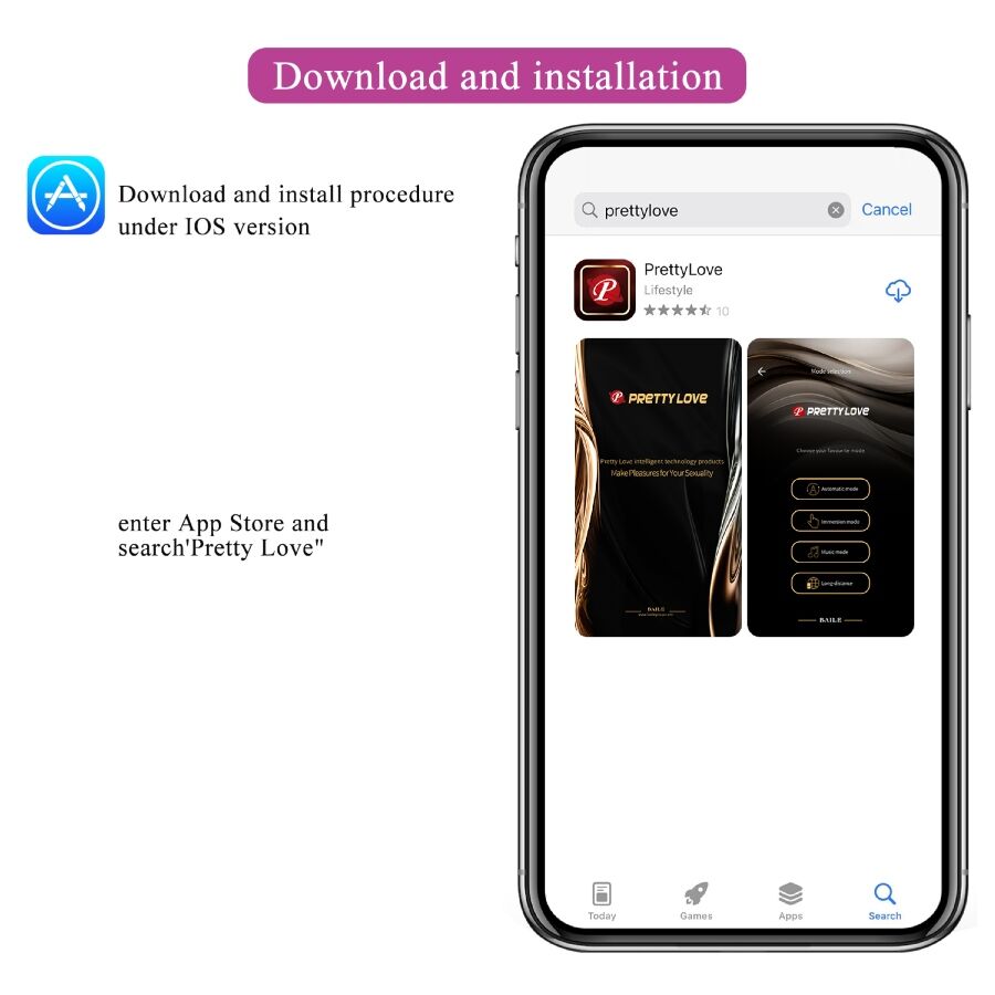 PRETTY LOVE - LEVIATHAN APP CONTROLLED VIBRATOR PURPLE PRETTY LOVE - LEVIATHAN APP CONTROLLED VIBRATOR PURPLE