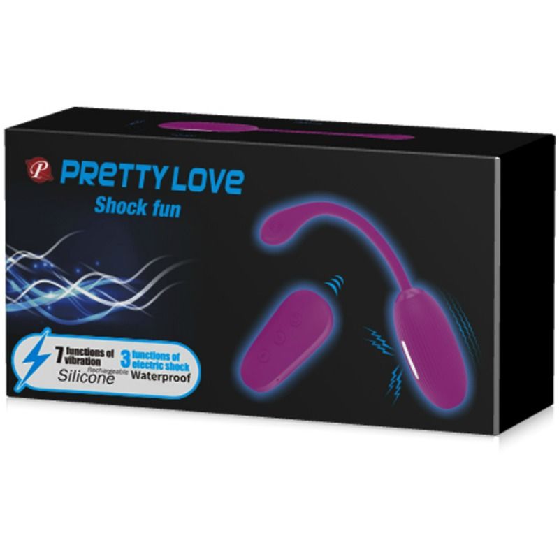 PRETTY LOVE SHOCK FUN VIBRATING EGG ELECTROSHOCK FUNCTION