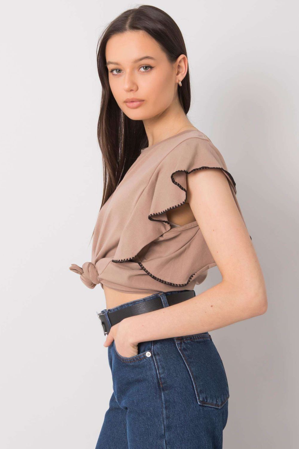  Blouse model 167773 Fancy  beige