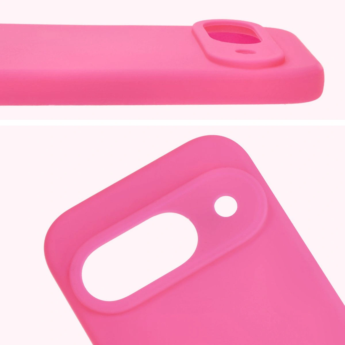 Bizon Soft Case Google Pixel 9 neon pink