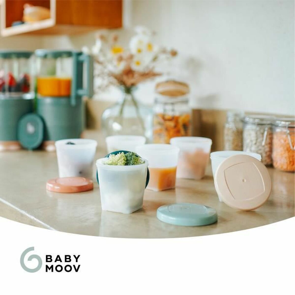 Set of lunch boxes Babymoov Multicolour 3 Units
