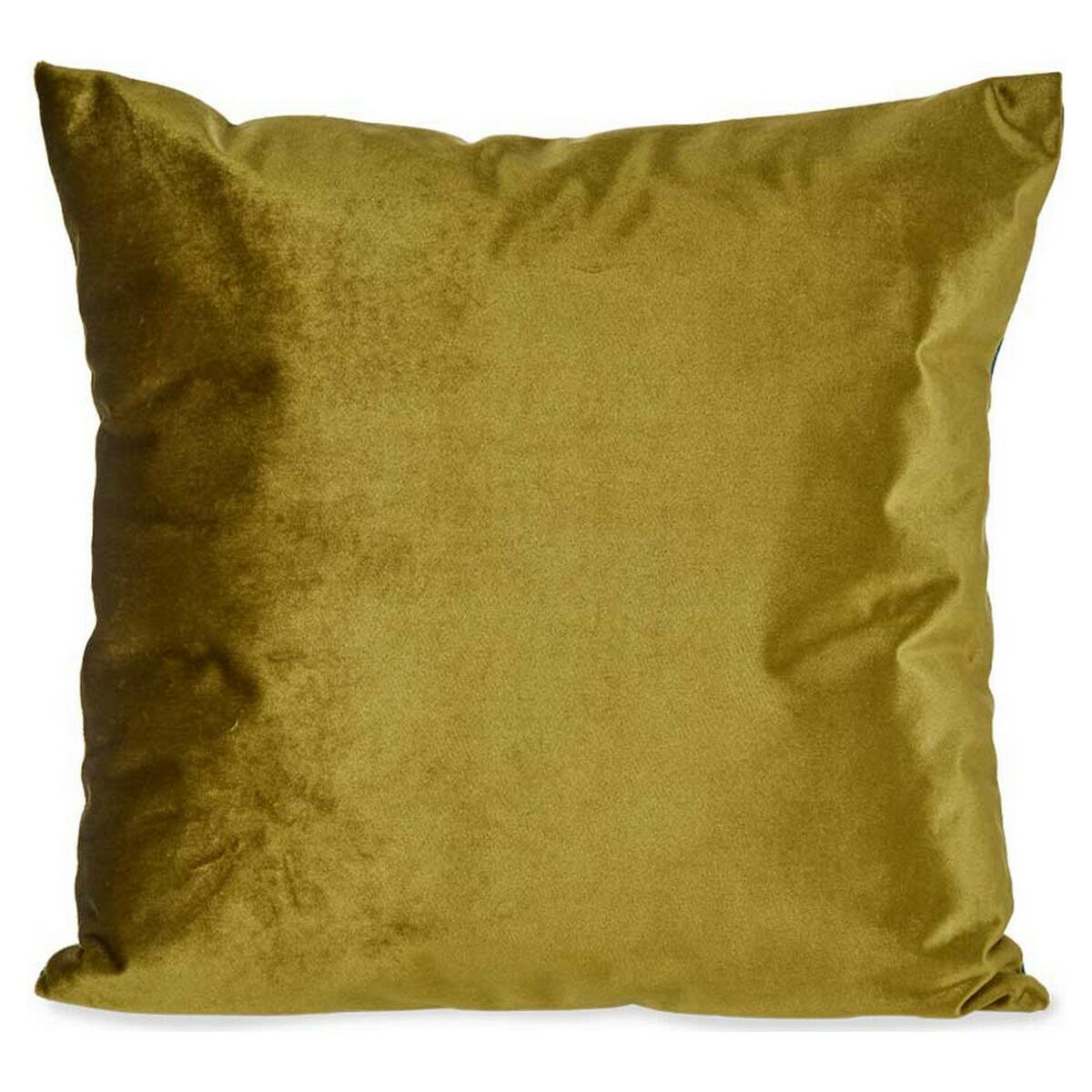 Cushion Polyester Velvet Green (45 x 13 x 45 cm)