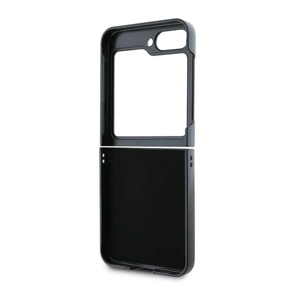 Case Guess GUHCZF64GMGBR Samsung Galaxy Z Flip6 Leather 4G Metal Logo brown/brown