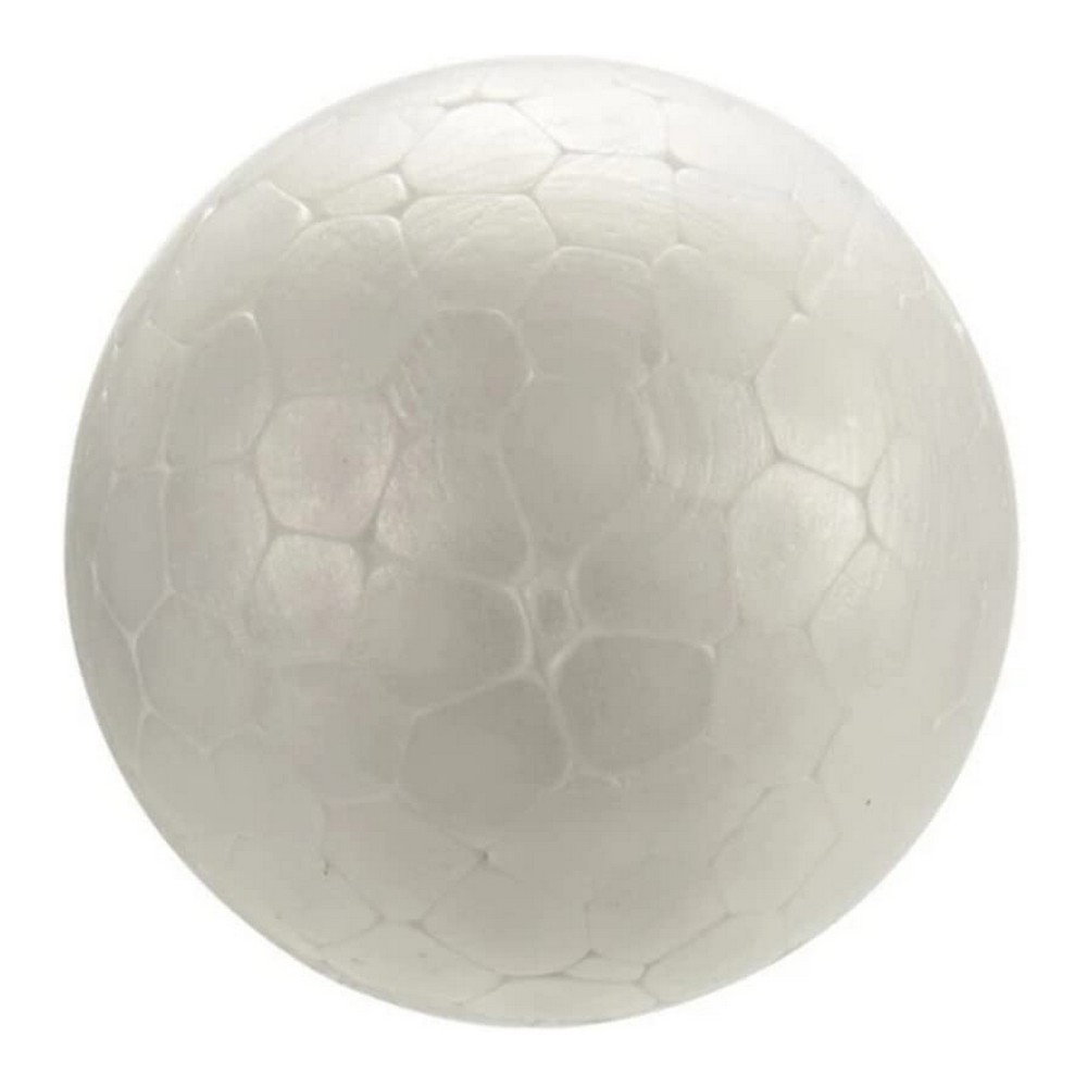 Materials for Handicrafts Bag of polystyrene balls (6 Pieces) (Ø 4 cm)