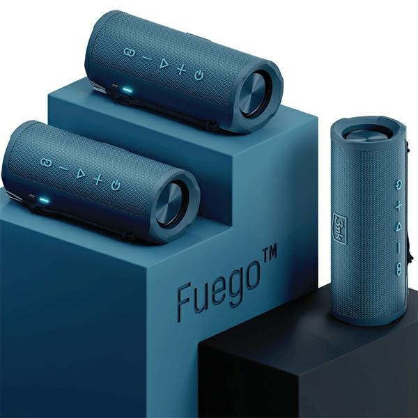 3MK Fuego 30W Bluetooth 5.3 TWS wireless speaker IPX7 blue