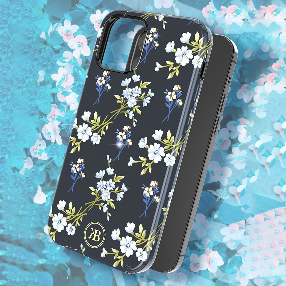 Kingxbar Blossom Swarovski Apple iPhone 12 mini multicolor (Gardenia)