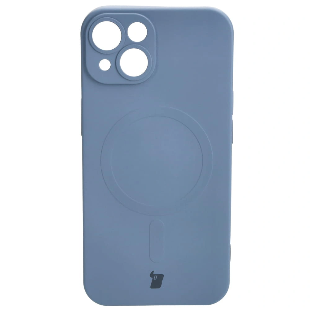 Bizon Case Silicone Magnetic Apple iPhone 14 grey