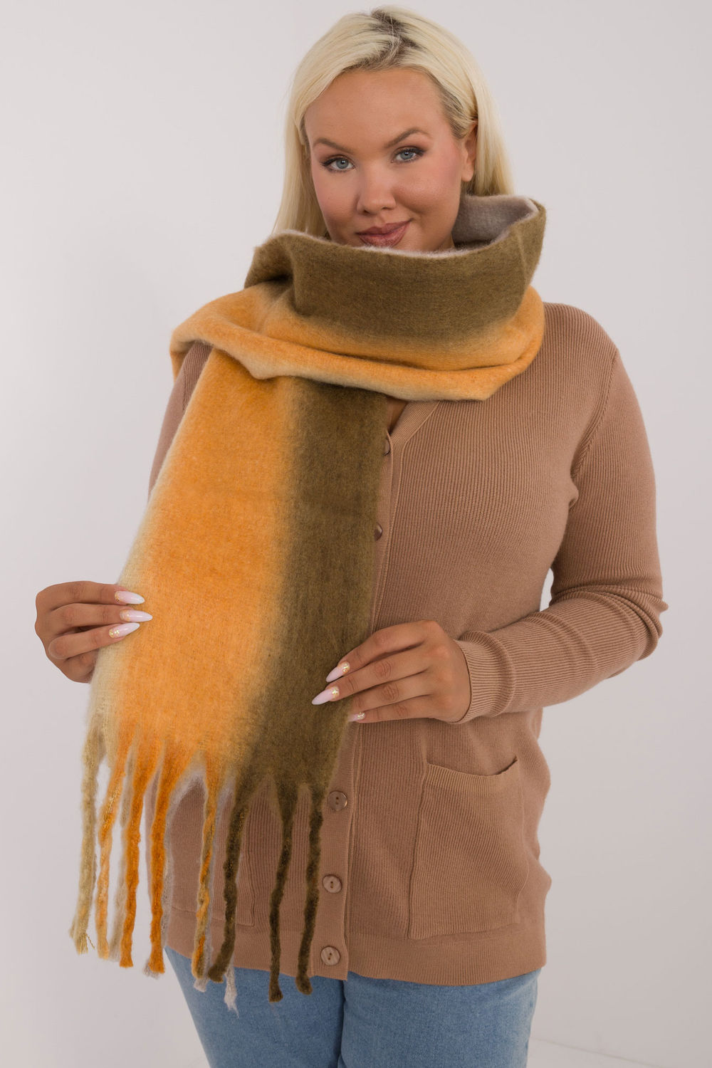  Shawl model 200283 AT  green