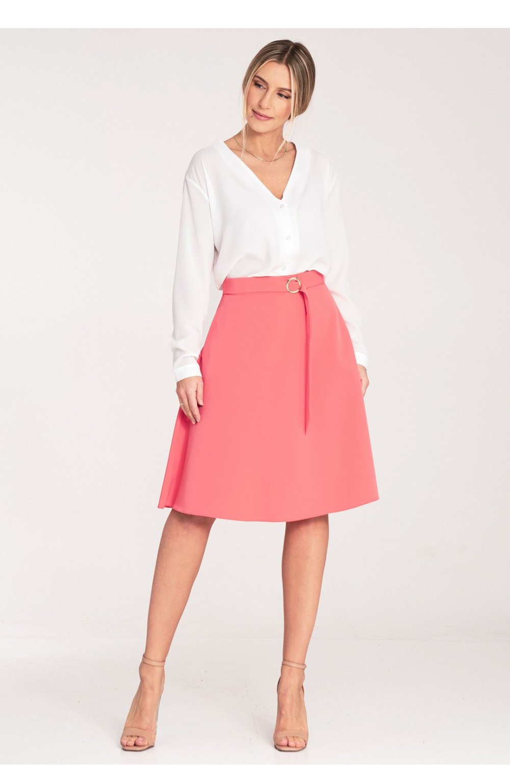  Skirt model 204318 Figl  pink