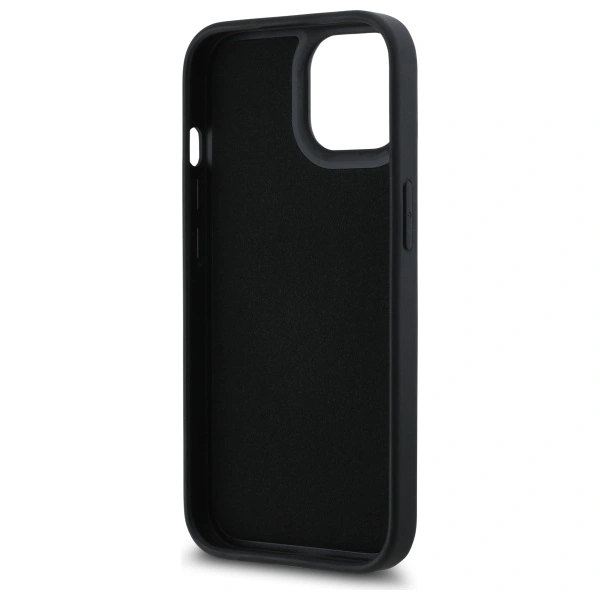 Karl Lagerfeld KLHCP15S3DRKSDLK Apple iPhone 15 hardcase 3D Rubber Signature black