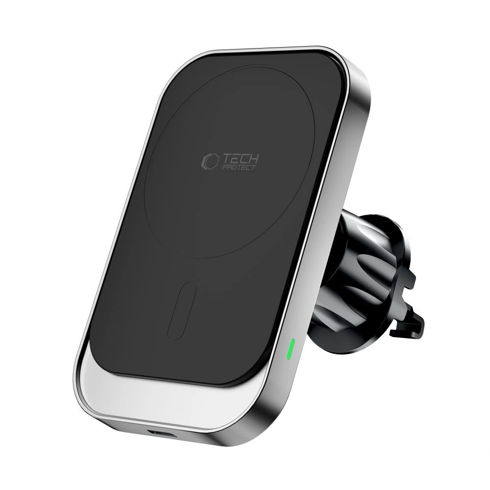 Tech-Protect MM15W-V9 Magnetic MagSafe Dashboard & Vent Car Mount Wireless Charger 15W Black