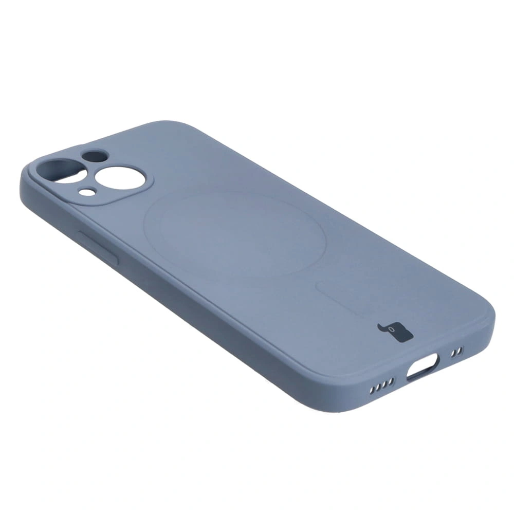 Bizon Case Silicone MagSafe Sq Apple iPhone 13 Mini grey