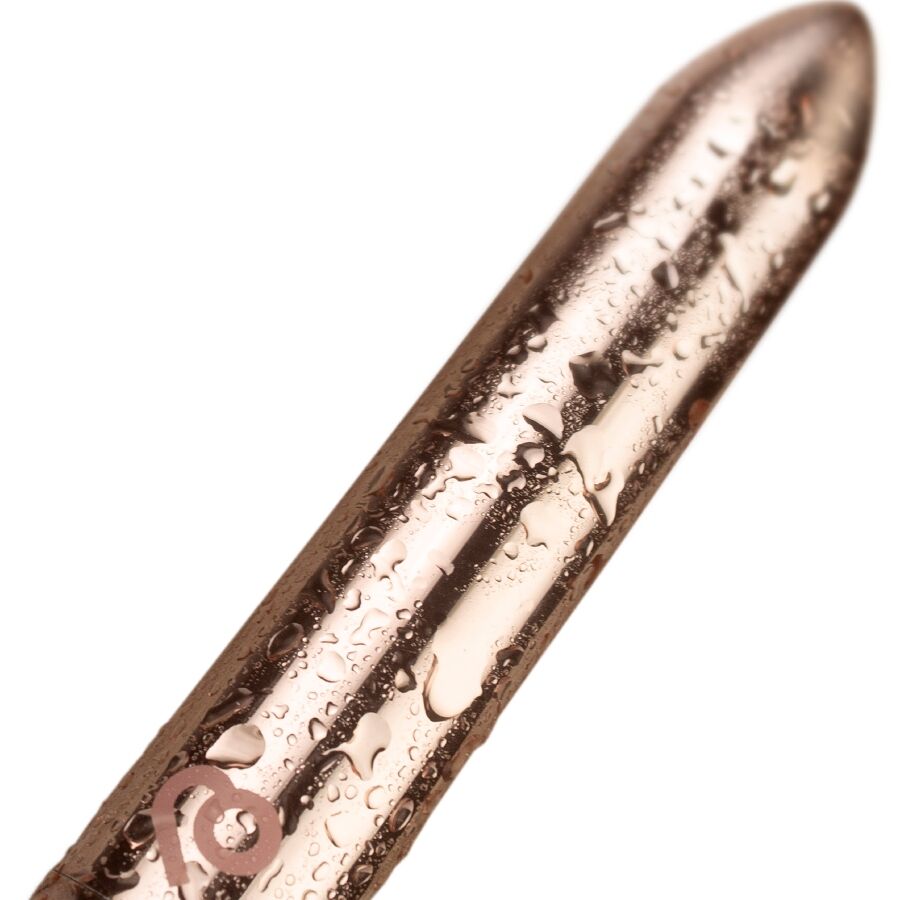 ROCKS-OFF - RECHARGEABLE VIBRATING BULLET GOLDEN ROSE