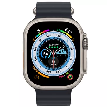 Apple Watch Ultra (Bluee Rubberen Band)