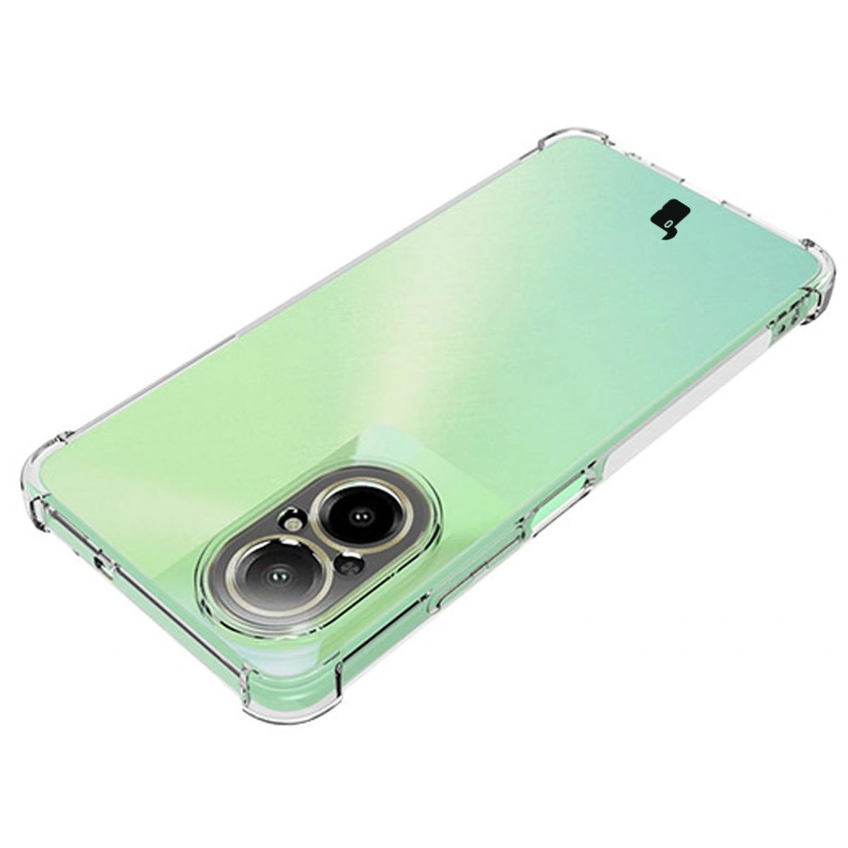 Bizon Case Clear Pack case + 2x screen glass Realme C67 4G clear