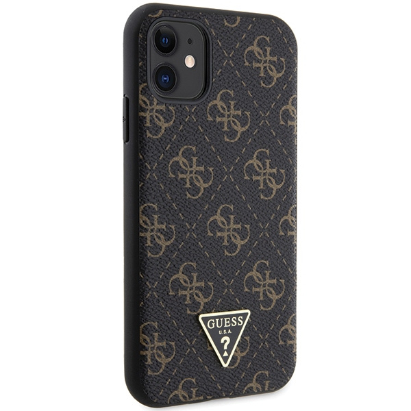 Guess GUHCN61PG4GPK Apple iPhone XR / 11 hardcase 4G Triangle Metal Logo black