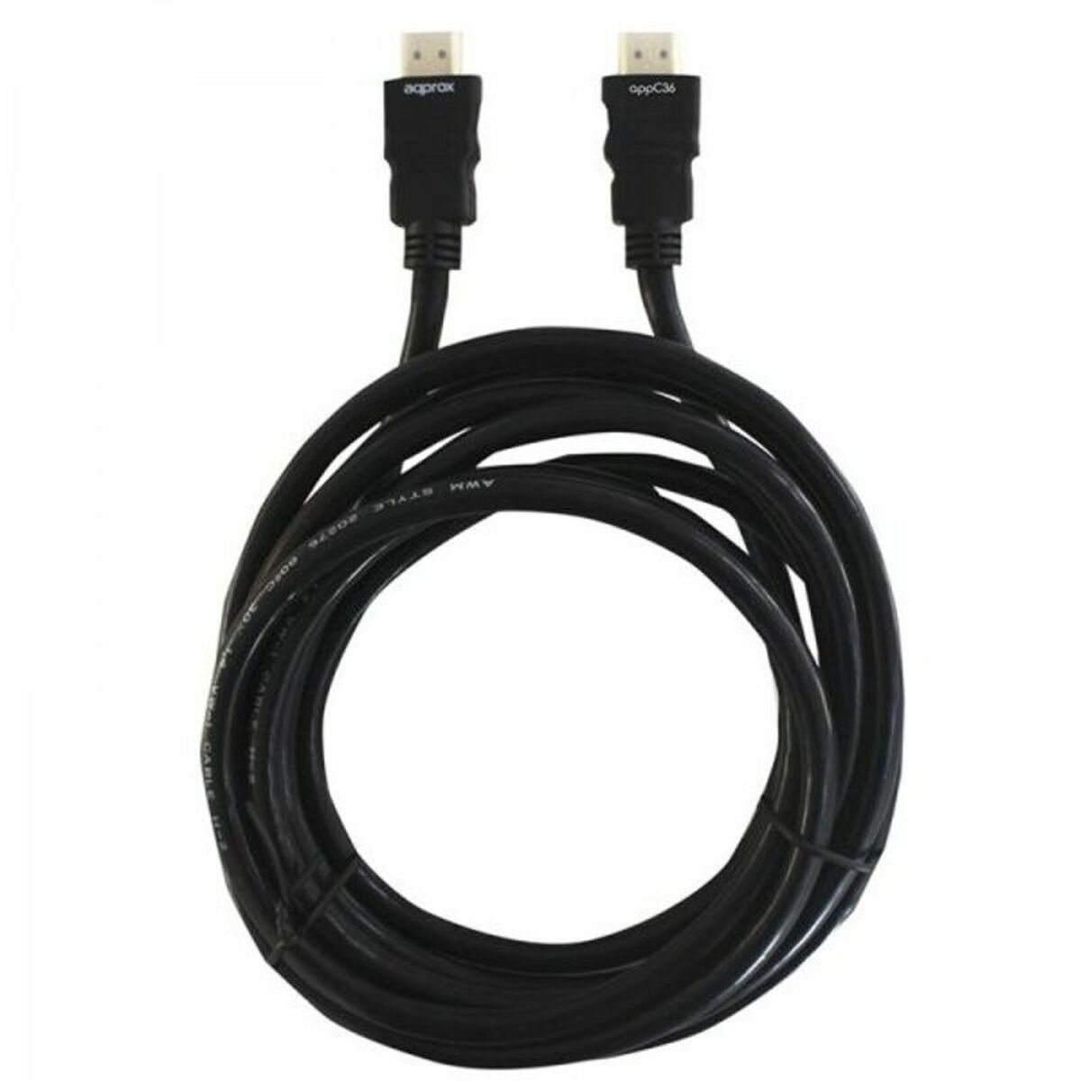 Kabel HDMI approx! AISCCI0305 APPC36 5 m 4K Złącze męskie do męskiego