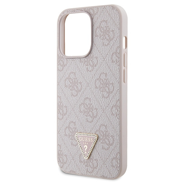 Guess GUHCP13LP4TDSCPP Apple iPhone 13/13 Pro hardcase Crossbody 4G Metal Logo pink