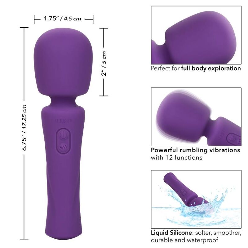 CALIFORNIA EXOTICS STELLA MASSAGER VIOLET