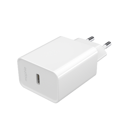 Mophie Essentials USB-C 20W PD wall charger (white)