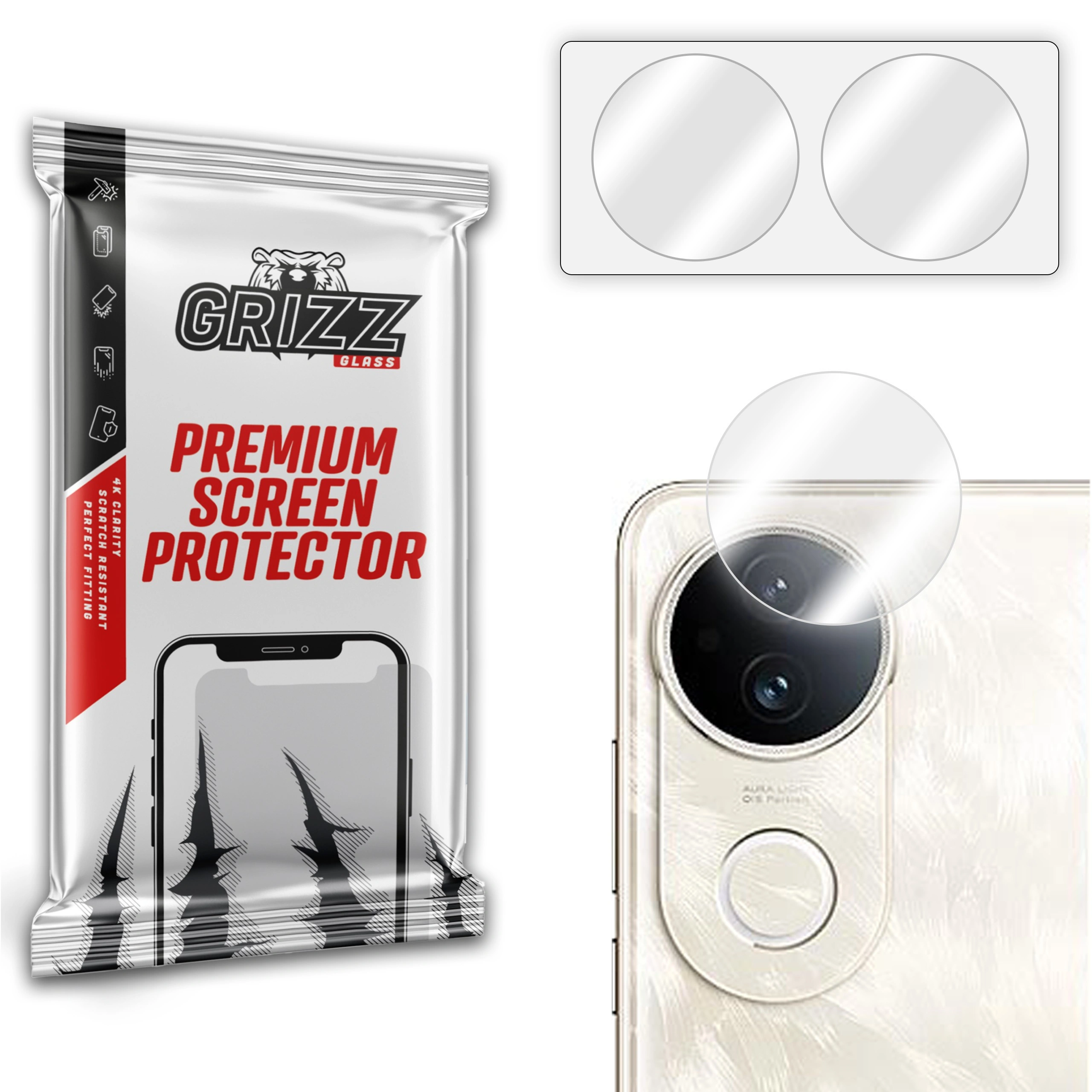 GrizzGlass HybridGlass Camera Vivo S20