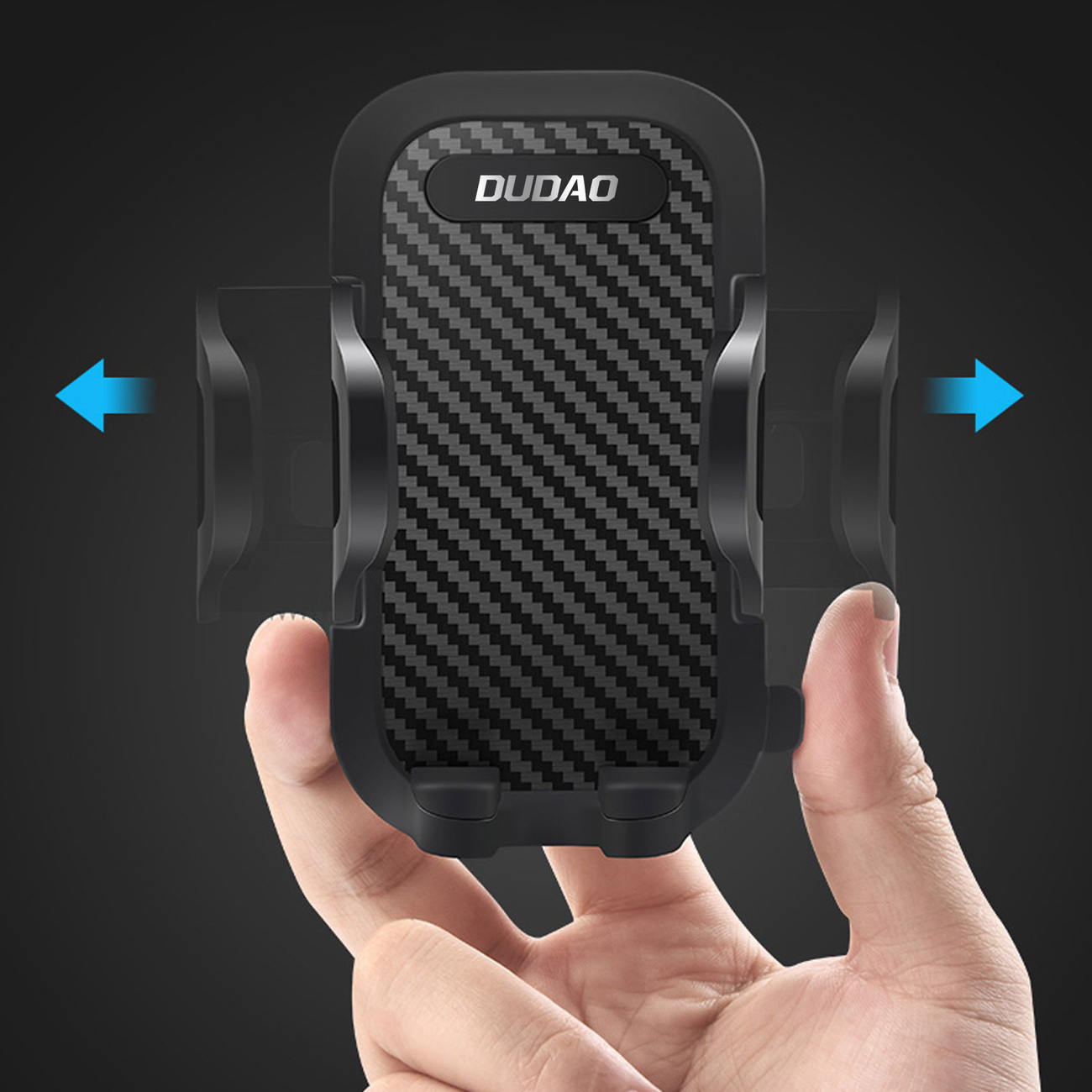 Dudao Telescopic Gravity Car Windshield Mount Holder Black (F2S black)