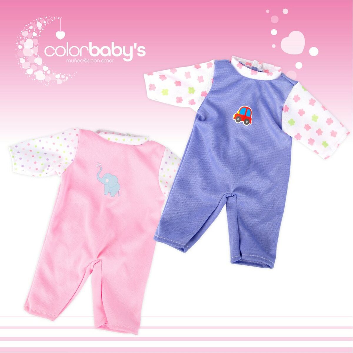 Baby doll Colorbaby 24 x 42 x 11 cm 2 Units