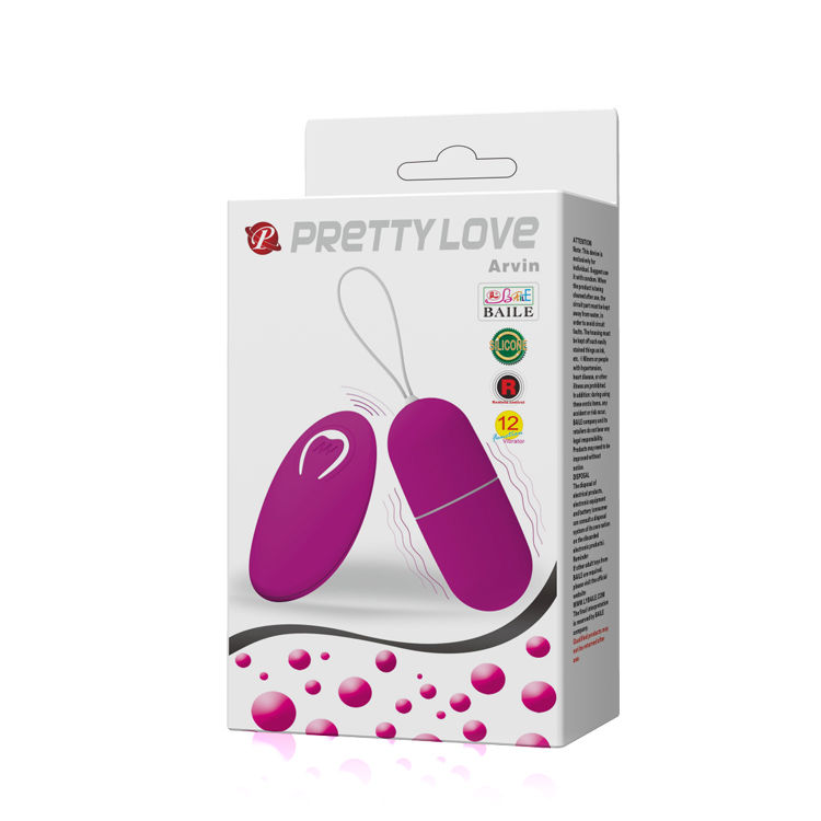 PRETTY LOVE VIBRATING EGG ARVIN REMOTE CONTROL 12V