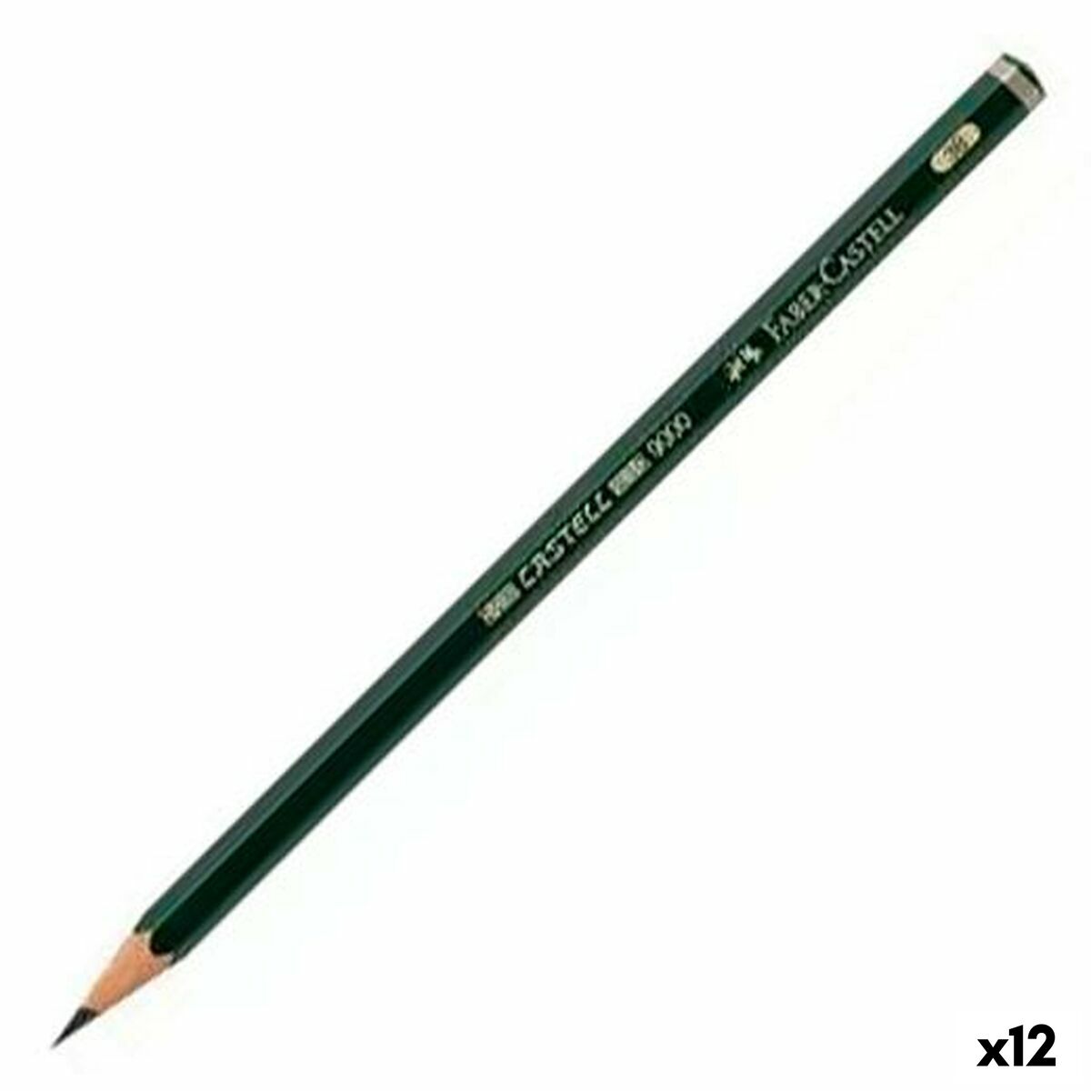 Pencil Faber-Castell 9000 Ecological 3B (12 Units)