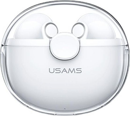 USAMS Earphones Bluetooth 5.1 TWS BU series white BHUBU01