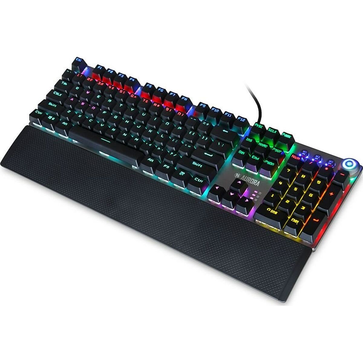 Keyboard Ibox AURORA K-3 Black/Silver Silver QWERTY Keyboard Ibox AURORA K-3 Black/Silver Silver QWERTY