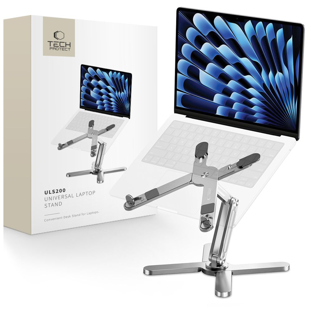 Tech-Protect ULS200 Universal Laptop Stand Silver