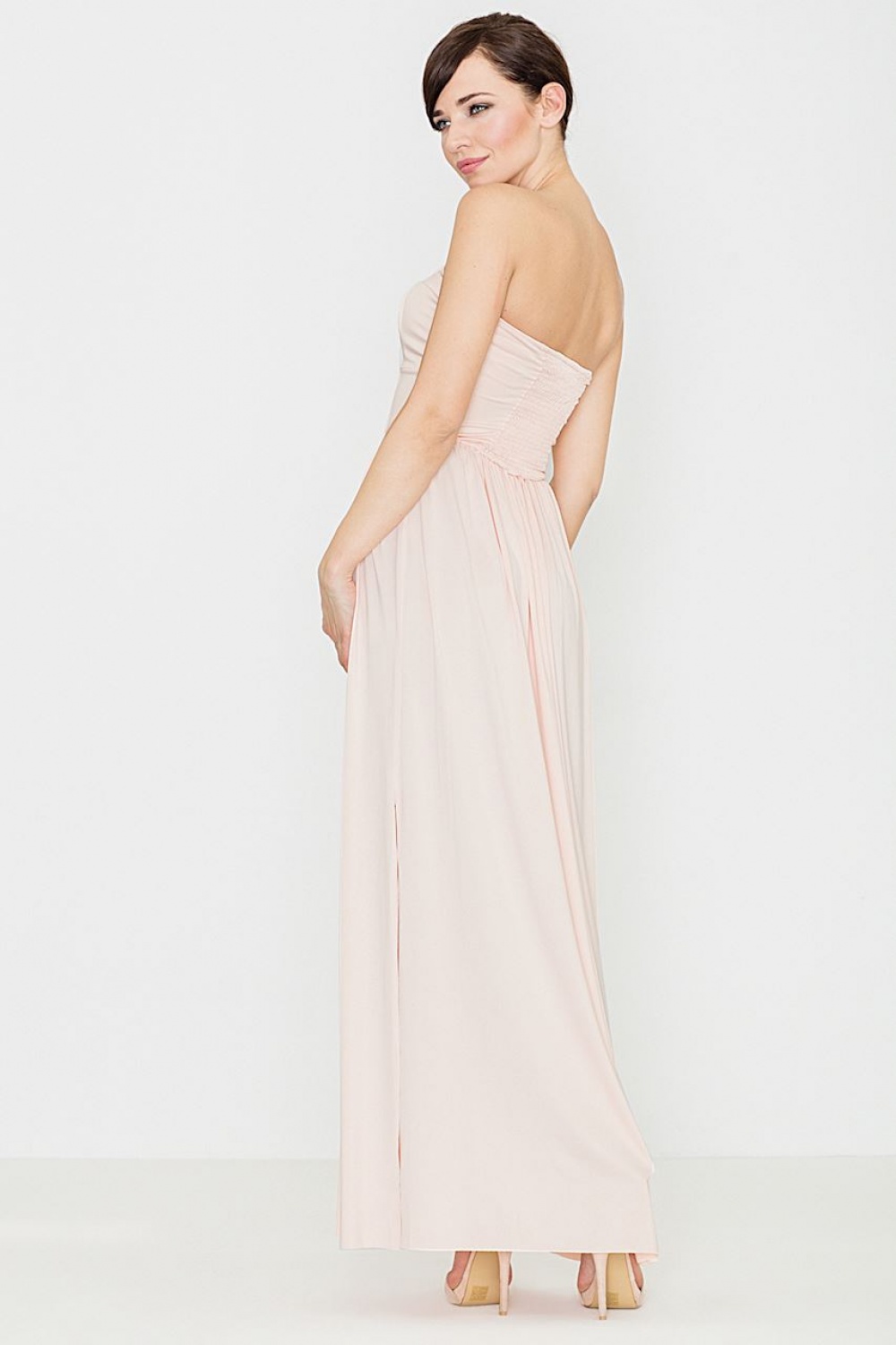  Long dress model 119353 Lenitif  pink