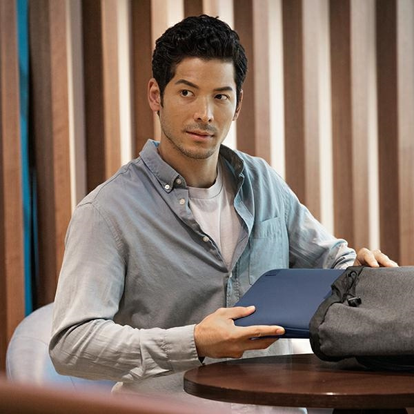 UNIQ Cyprus laptop Sleeve 16 inch marl grey Water-resistant Neoprene