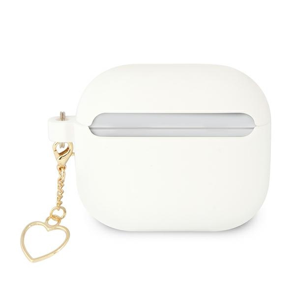 Guess GUA3LSCHSH Apple AirPods 3 cover white Silicone Charm Collection