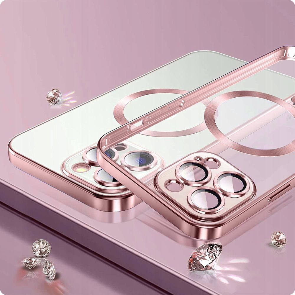 Tech-protect Magshine MagSafe Apple iPhone 12 Rose Gold