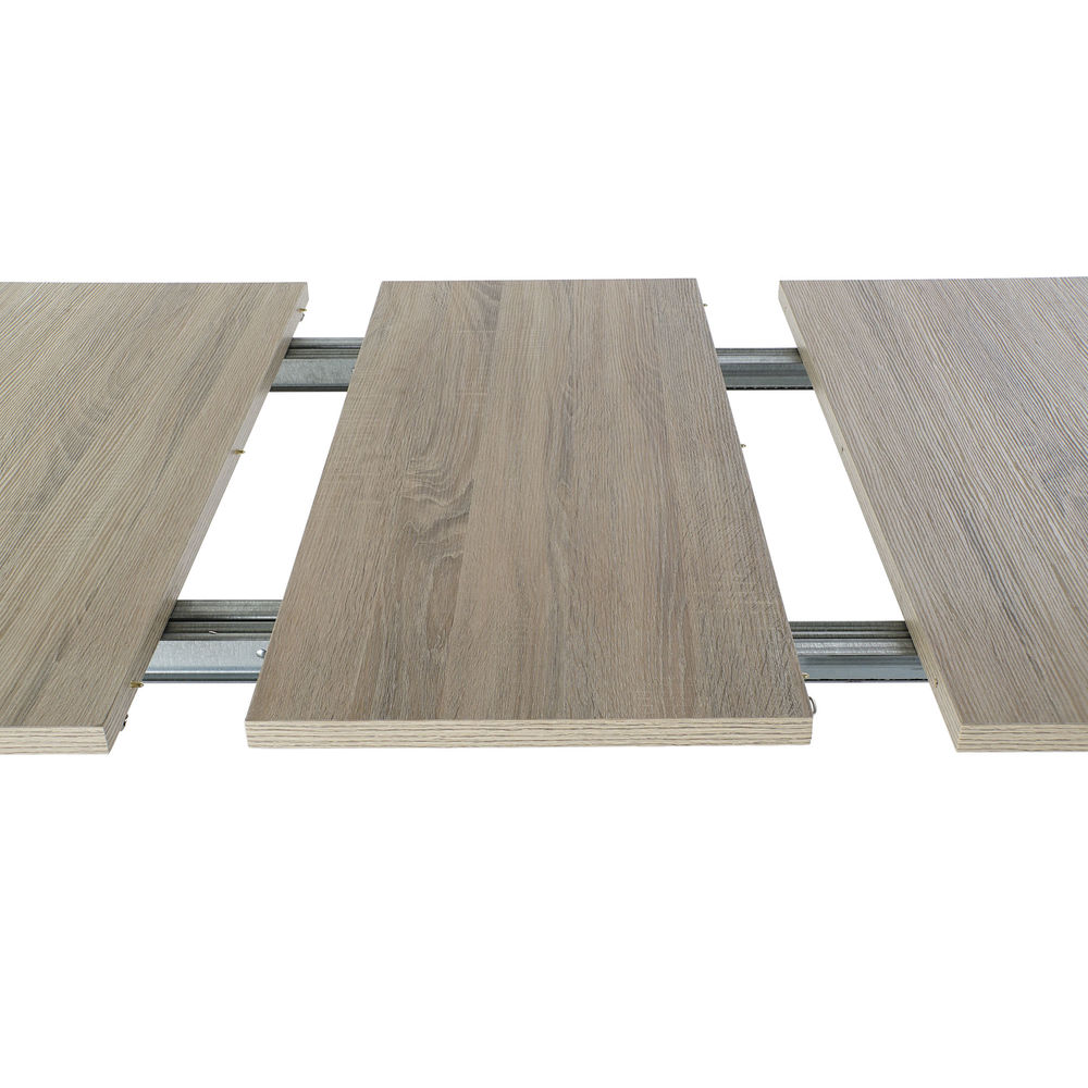 Dining Table DKD Home Decor Metal MDF Wood (160 x 90 x 76 cm) (200 x 90 x 75 cm)