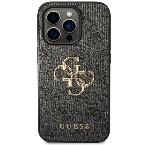Guess GUHCP15X4GMGGR Apple iPhone 15 Pro Max hardcase 4G Big Metal Logo grey
