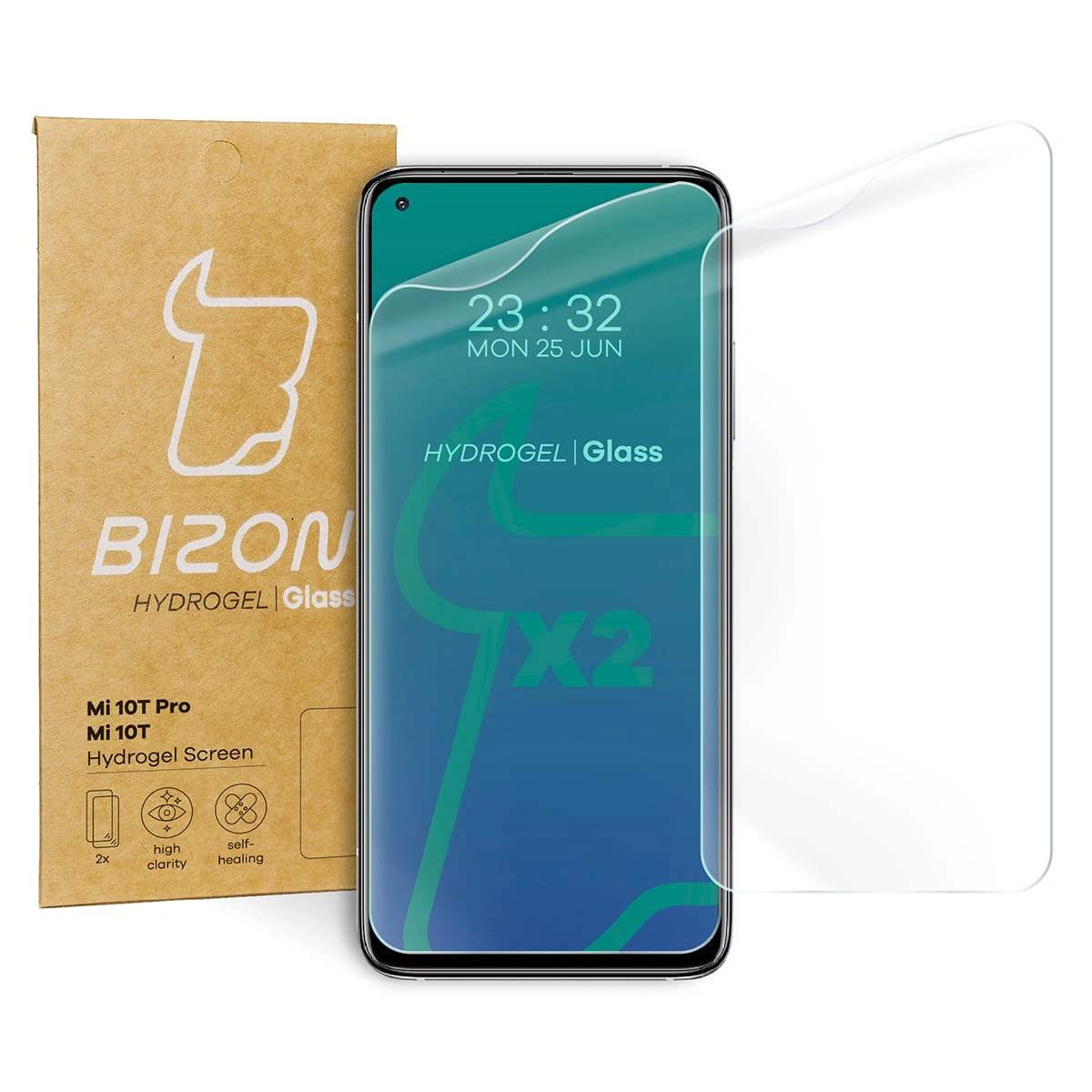 Bizon Glass Hydrogel Xiaomi Mi 10T / 10T Pro [2 PACK]