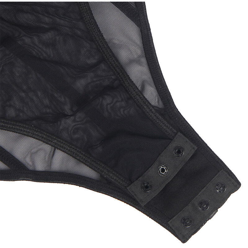 SUBBLIME - BLACK CHAIN SUSPENDERS BODYSUIT S/M SUBBLIME - BLACK CHAIN SUSPENDERS BODYSUIT S/M