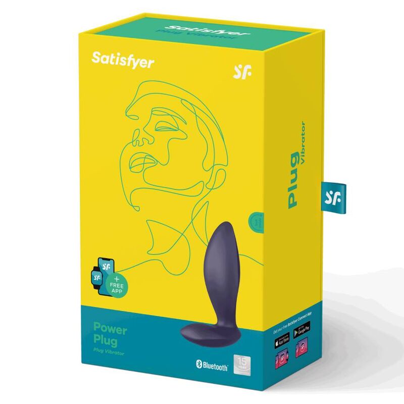 SATISFYER POWER PLUG - PURPLE