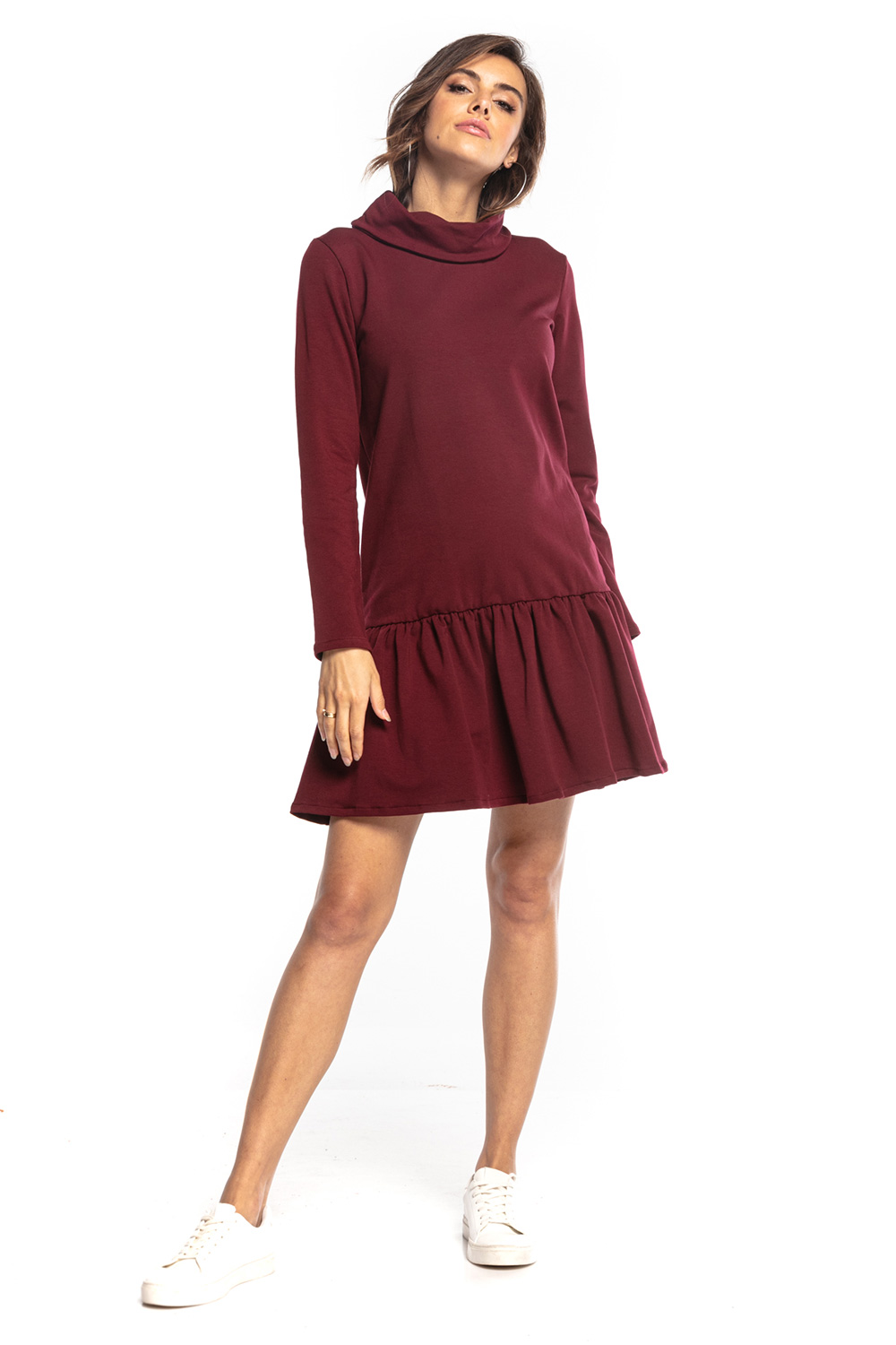 Alltagskleid model 161822 Tessita rot Damen