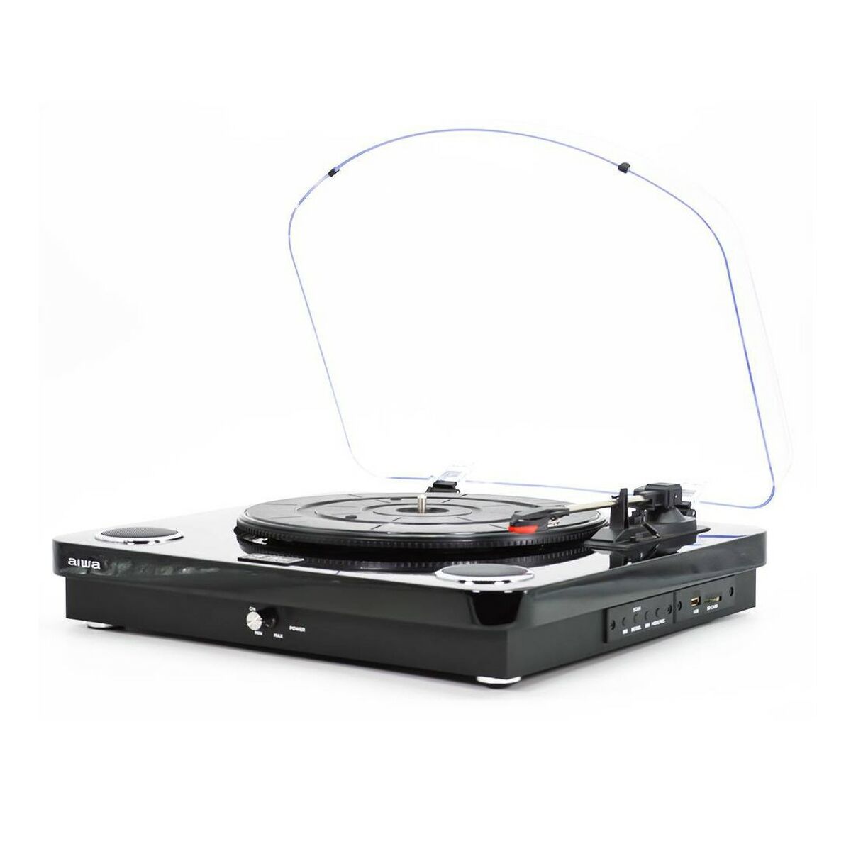 Record Player Aiwa GBTUR120BKMKII Black Record Player Aiwa GBTUR120BKMKII Black