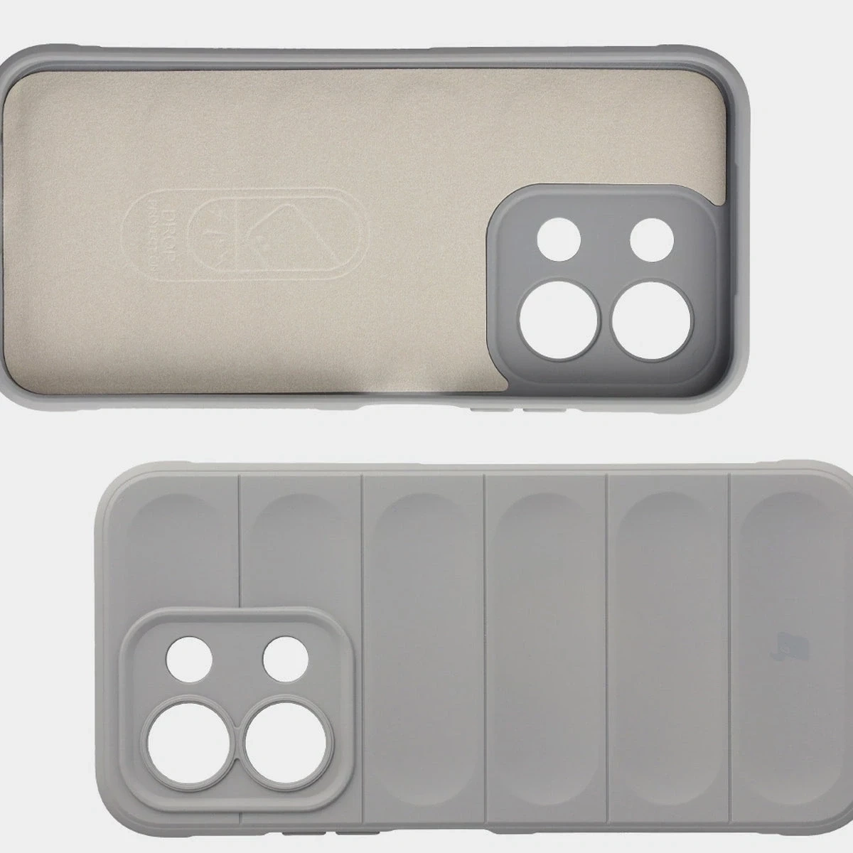 Pancerne etui Bizon Case Tur do Xiaomi Redmi 15C 4G / 5G / POCO C85 4G 173mm jasnoszare