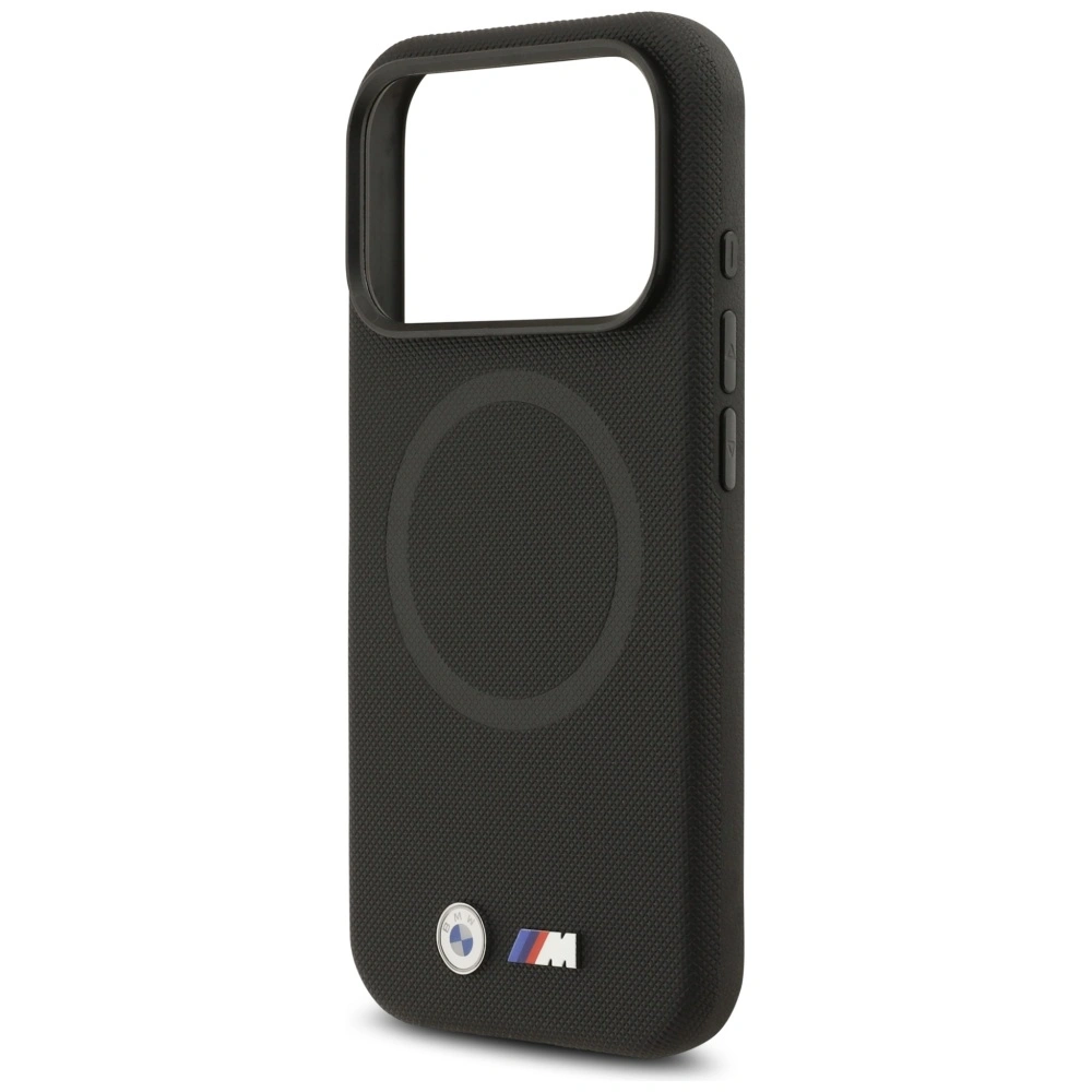 Etui BMW M FW Metal Logo MagSafe do Apple iPhone 17 Pro Max czarny