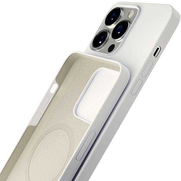 Case 3MK Hardy Case MagSafe Apple iPhone 14 Pro Max white/white