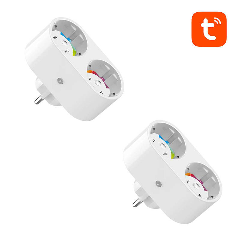 Double Smart plug WiFi Gosund SP211 3500W Tuya [2 PACK]