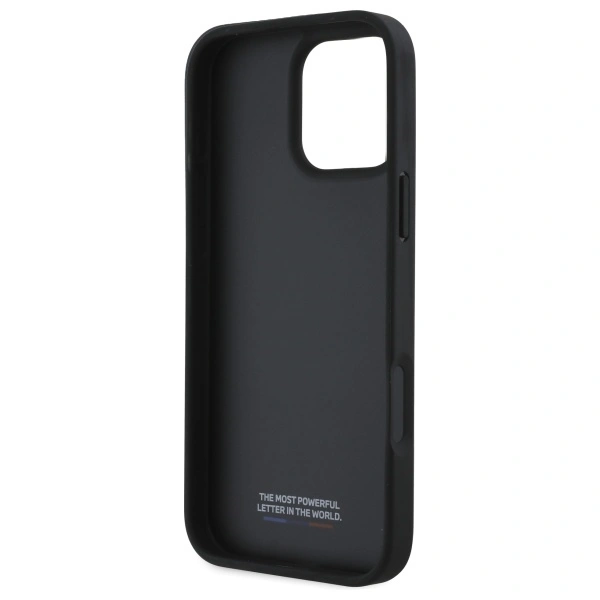 BMW BMHCP16X23PUSRK Apple iPhone 16 Pro Max hardcase Smooth Rubber Logo black