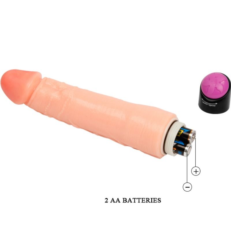 REALISTIC AND FLEXIBLE VIBRATOR 25 CM